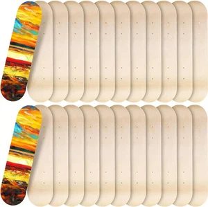 24 piezas tablas de skate en blanco a granel 24 X 6 pulgadas arce profesional - Imagen 1 de 4