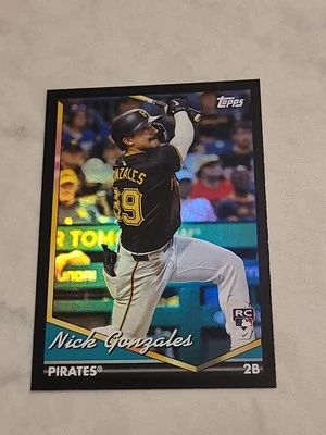 2024 Topps Archives- Nick Gonzales (RC) Black Foil #227 Pirates - Image 1 of 2