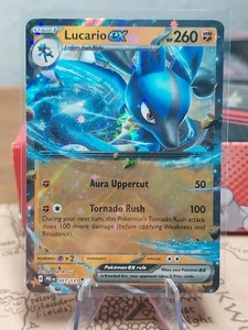 Pokemon Lucario ex 051/131 Prismatic Evolutions Scarlet & Violet Double Rare - Picture 1 of 1