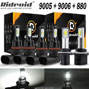 For GMC Sierra 1500 1999-2006 Combo LED Headlight Bulb Fog Light Hi Low Beam Kit - Picture 1 of 24