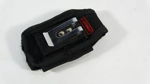 CRAFTSMAN Fondina supporto cellulare piccolo flip nero con clip da cintura in metallo 40670 - Foto 1 di 6