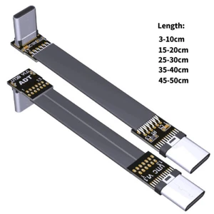 ADT-Link 25cm USB 3.1 Type C To Type C Extension Cable FPC Ribbon Flat C Cable - Picture 1 of 13