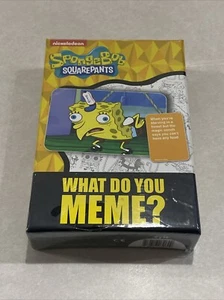Nickelodeon SpongeBob SquarePants What Do You Meme? Family Card Game Set V50 - Picture 1 of 3