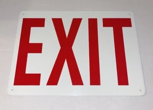 ✅Letrero de salida - Aluminio - Alta calidad - 14 pulgadas x 10 pulgadas. - Imagen 1 de 3