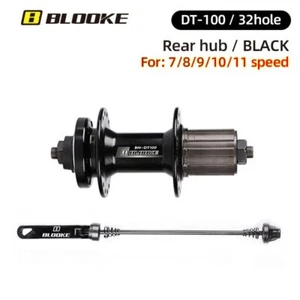 BLOOKE Bearing MTB Bike 7/8/9/1011 Speed Hub 32 Hole Disc Brake Quick Release - Picture 1 of 24