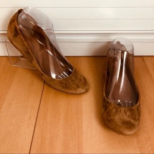 J.CREW Women's Brown Suede Leather Flats Dress Shoes Made In Italy Size 8 - Picture 1 of 9