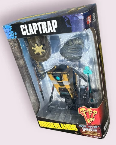 McFarlane Toys Borderlands Claptrap Deluxe Action Figure NEW mint in package Cover