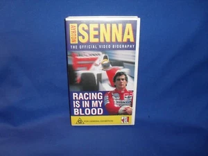 RACING IS IN MY BLOOD AYRTON SENNA – AUSTRALIAN VHS - Picture 1 of 5