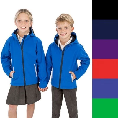 Result Junior TX Performance Hooded Soft Shell Jacket R224J Kinder Jacke NEU