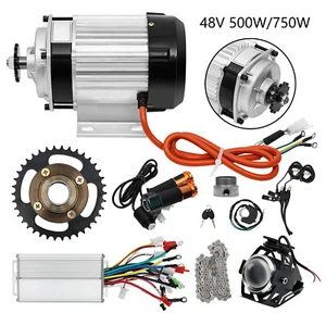 48V 500W Electric Brushless Geared Motor Kit For E-Tricycle Rickshaw Bike - Picture 1 of 10