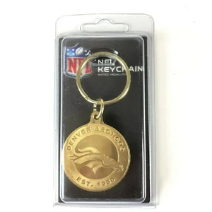 Denver Broncos NFL Keychain Coin Keyring Highland Mint Made In USA Gift - Picture 1 of 3