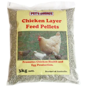 3Kg Pet's Choice Layer Pet Chicken Pellets/Feed Egg Production Food/Supplement - Picture 1 of 2