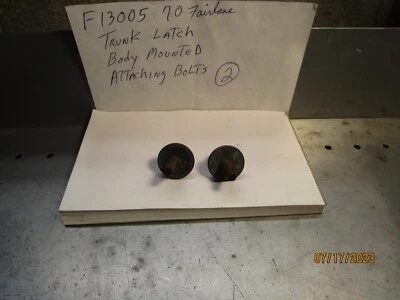 70 71 FORD FAIRLANE TORINO BODY MOUNTED TRUNK LATCH MOUNTING BOLTS OEM - Image 1 of 2