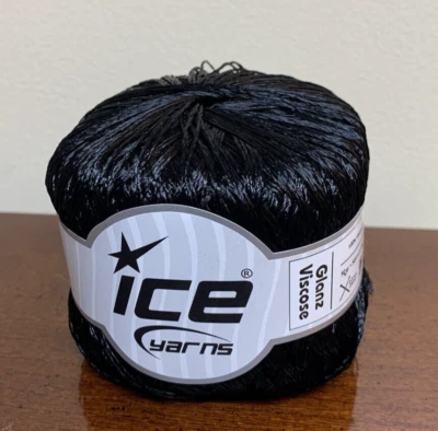 Пряжа Black Ice Yarns Glanz из вискозы 50 г мяч сделано в Турции GSC TEKSTIL - Изображение 1 из 3