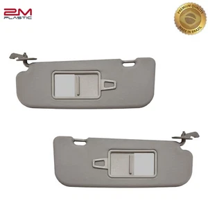 Sun Visor For Hyundai Elantra Pair Both Sides Gray 2011-2015 OE Quality - Picture 1 of 6