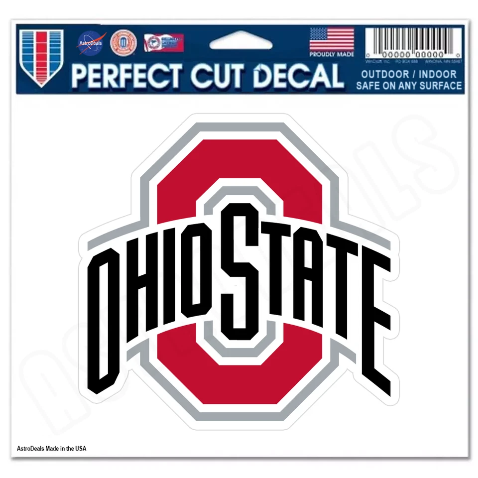 Ohio State Buckeyes Logo NCAA College Vinyl Sticker Decal *Size: 3"-12"* - Image 1 of 1
