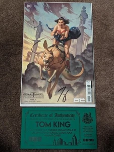 Wonder Woman (2023) 1 Tedesco Cover Midtown Comics COA signiert von Tom King - Bild 1 von 2