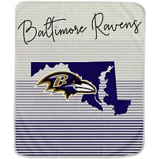 Baltimore Ravens NFL 60'' x 70'' Ultra Fleece State Stripe Plush Blanket