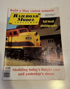 Railroad Model Craftsman Magazine Oct 1985 Todays Freight Cars Yesterdays Steam - Picture 1 of 8