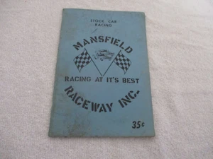 1971 mansfield speedway mansfield raceway racing program dirt track in ohio - Picture 1 of 6