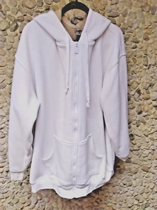 P Monk J men's white heavyweight,fleece lined waffle-knit hoodie 3XL $23.99 - Picture 1 of 4