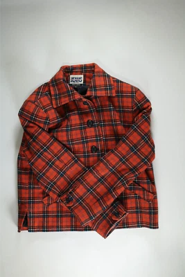 Womens Midwestern Jeans Red Plaid Jacket Coat Size 6 EUC - Image 1 of 3