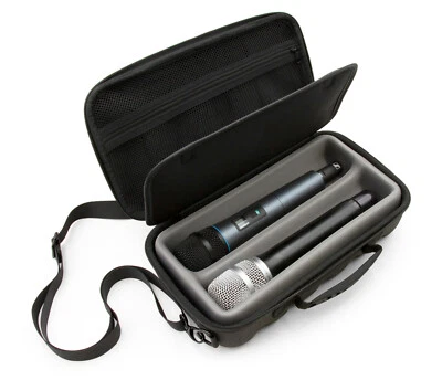 CM Travel Mic Case fits 2 Microphones by Sennheiser, Shure Mics and More in Tray - Image 1 of 4