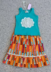 Sado La Bella Flora Mädchen 5T Deckchen Tank mit Maxirock Outfit Set - Bild 1 von 6