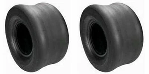 (DOS) Neumáticos 18x9,50-8 18x950-8 banda de rodadura lisa 4 capas clasificados para cortacésped de giro cero - Imagen 1 de 5
