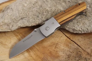 Navaja de bolsillo Böker Magnum de una mano madera 01RYA5439 MaZa - Imagen 1 de 6