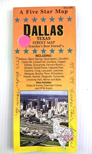 Dallas Street Map 2003 Five Star Map Paper Foldout (p2) - Picture 1 of 7