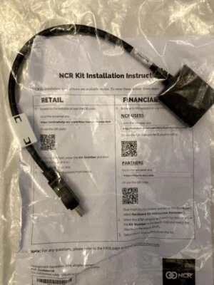 NCR display port to DVI-D female adaptor ASSEMBLY PN: 445-0769630 - Image 1 of 4
