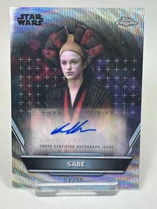 2025 Topps Star Wars Hyperspace Sabe A-KK Hyperlanes Auto 04/25 Keira Knightley - Picture 1 of 2