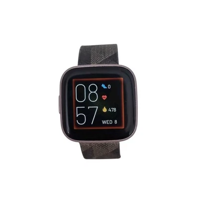 Fitbit Versa 2 Smartwatch 1.4" Fitness Silver Camo Strap - Image 1 of 4