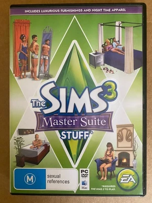 2012 PC DVD game  THE SIMS 3 : MASTER SUITE STUFF expansion pack - Image 1 of 3