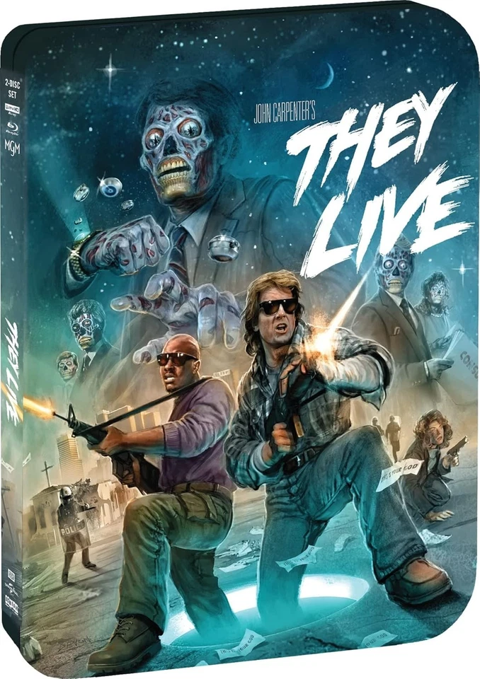 They Live 1988 John Carpenter 4K Ultra HD Steelbook  Limited Edition NEW SEALED - Image 1 of 1