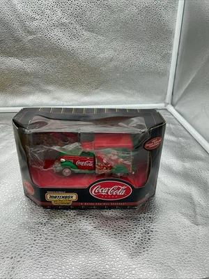 COCA-COLA MATCHBOX COLLECTIBLES “CHRISTMAS DELIVERY TRUCK” Box Damage Opened - Image 1 of 4