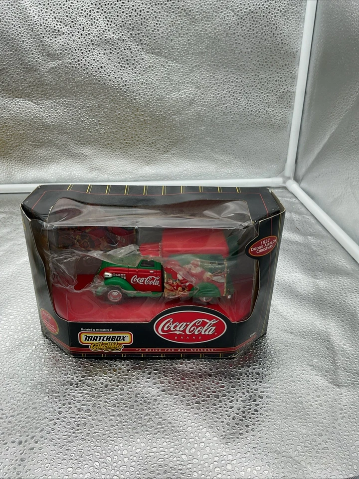 COCA-COLA MATCHBOX COLLECTIBLES “CHRISTMAS DELIVERY TRUCK” Box Damage Opened - Image 1 of 4