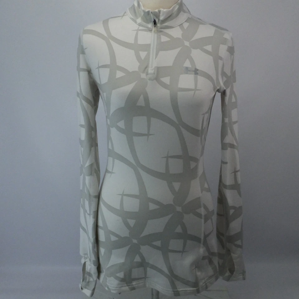 Under Armour Mujer Manga Larga Ajustado ColdGear Cuarto Cremallera (Pequeño) Foto 1 de 4