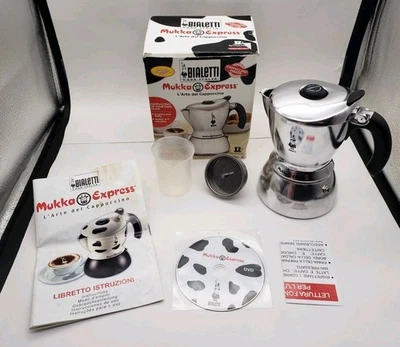 Cafeteira Bialetti Casa Italia Mukka Express 2 xícaras fogão Itália com caixa - Imagem 1 de 4