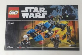 Lego 75167 Star Wars Speeder Bike Instruction Manual Book Only - No Bricks