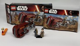 LEGO Star Wars: Rey's Speeder (75099) 100% Complete w/ Box & Manual