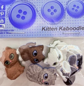 Jesse James Dress It Up / Kitten caboodle Shank Back Buttons - Picture 1 of 1