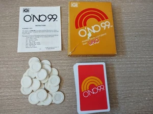 Vintage 1980 O'NO 99 Card Game From UNO COMPLETE Family Strategy Game iGi - Picture 1 of 3