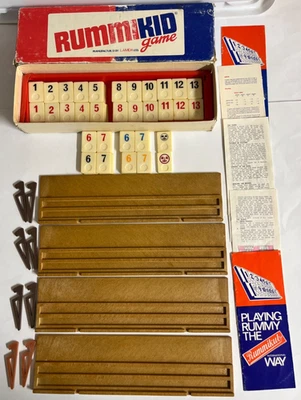 Vintage 1970's Original RUMMIKID Rummikub Game by Lamda LTD Made in Israel - Image 1 of 4