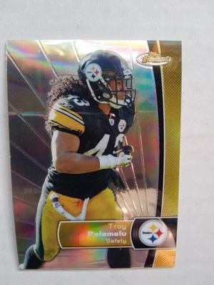 2012 Topps Finest Troy Polamalu Refractor  - Image 1 of 2