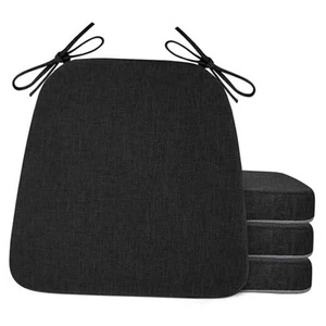 Dining Room Chair Cushions Set of 4 Indoor Kitchen Chair Pads with Machine - Picture 1 of 7