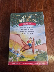 The Magic Tree House Library: Books 1-4 - Mary Pope Osborne (Book) New Sealed - Picture 1 of 1