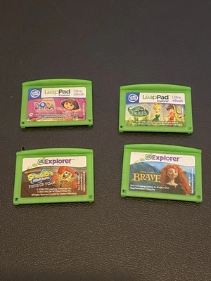 Leapfrog LeapPad Explorer 4 Games LOT Learning Cartridges - Image 1 of 2