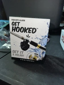 PROTOCOL Get HOOKED Fish Bite Alarm Fishing Equipment Gift Idea New Sealed - Picture 1 of 2